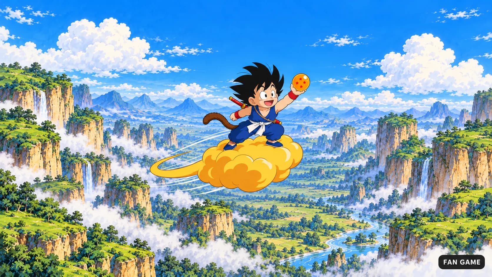 Goku bambino: Oltre le nuvole