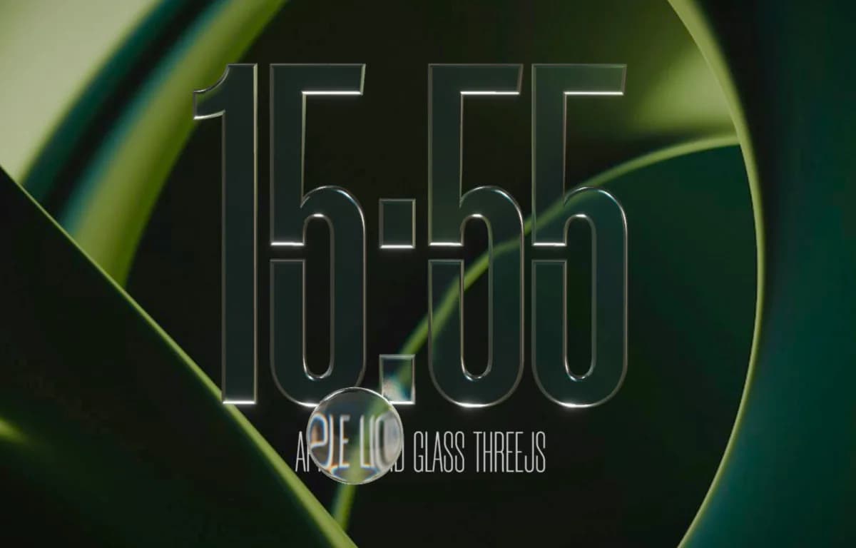 Liquid Glass in R3F