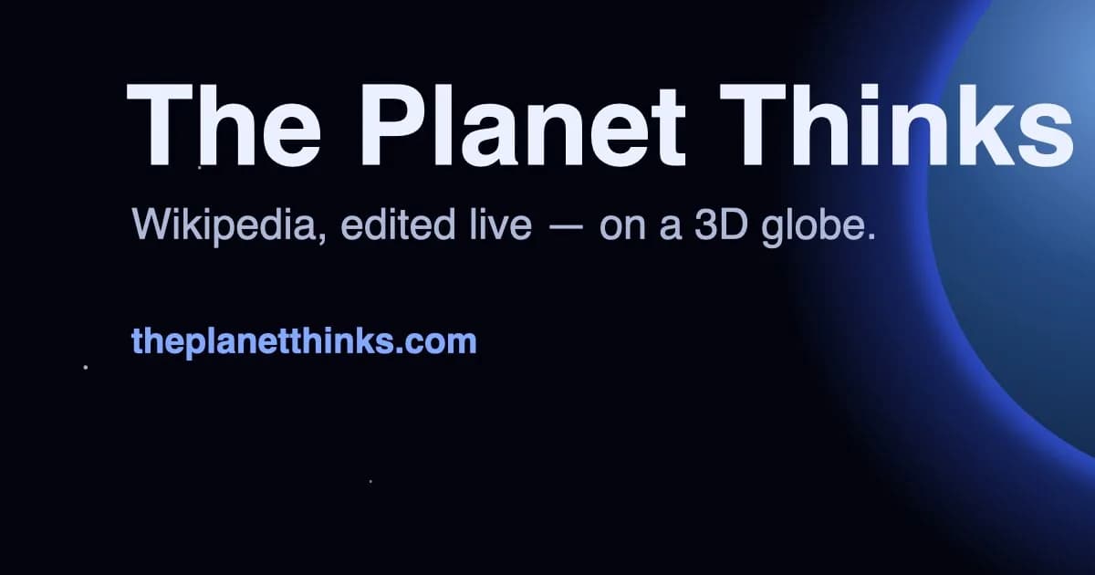 The Planet Thinks
